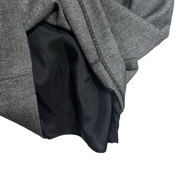 Eliza J Petite Sheath Dress Women's Heather Gray w/ Black Lace Beaded 6P - Picture 13 of 14